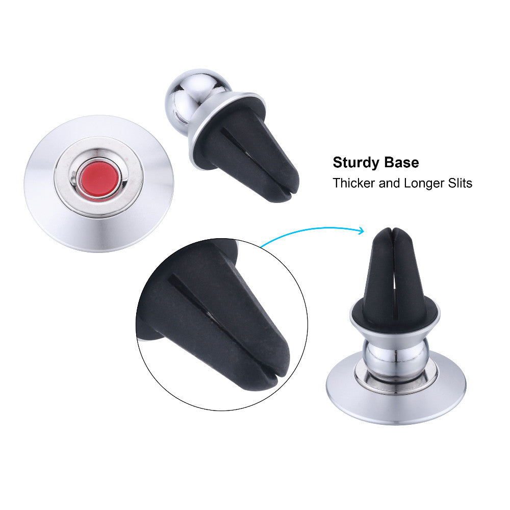 M Mingo SP-1 Magnetic Phone Car Mount, Aluminum Air Vent Cell Phone Holder and Car Vent Mount for iPhone, Samsung and Other Smart Phone