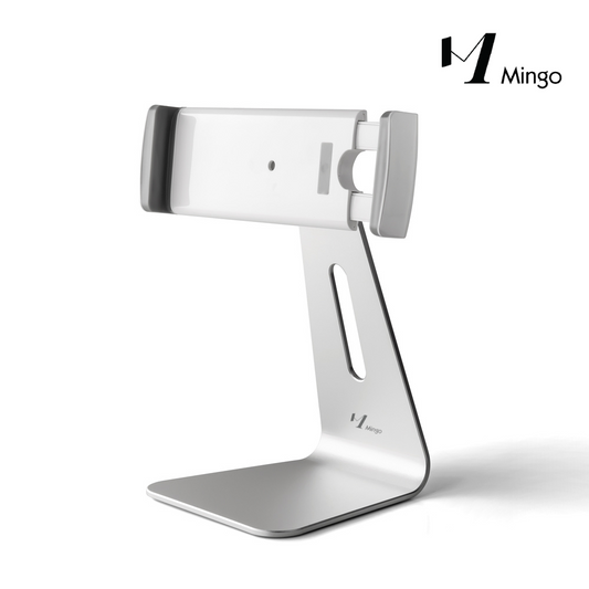 M Mingo AP-7S Tablet Stand, Aluminum Tablet Holder for Desk with Adjustable 360° Swivel Bracket