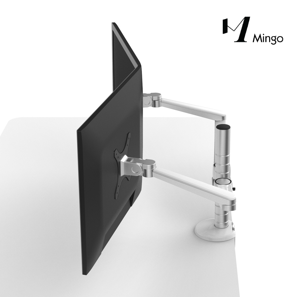 M Mingo OA-4 Monitor Mount, 2-in-1 Adjustable Dual Arm