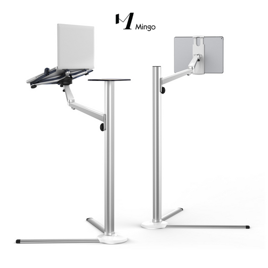 M Mingo OA-8 Laptop and IPad Floor Stand/Holder