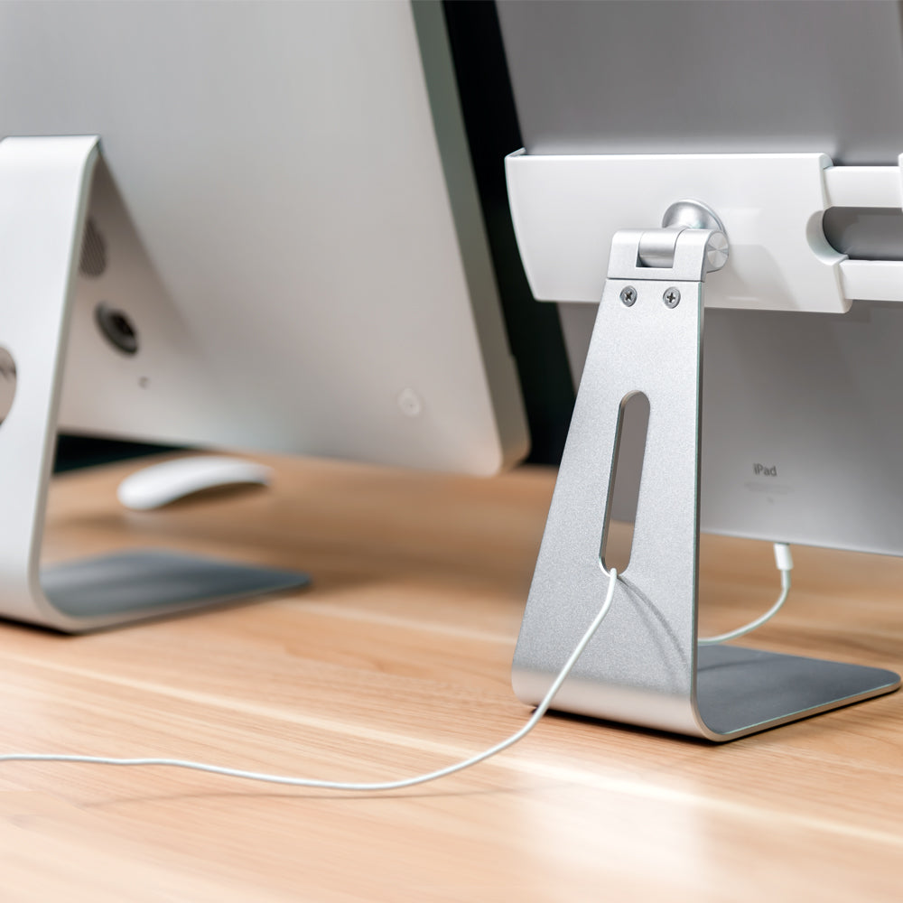 M Mingo AP-7S Tablet Stand, Aluminum Tablet Holder for Desk with Adjustable 360° Swivel Bracket